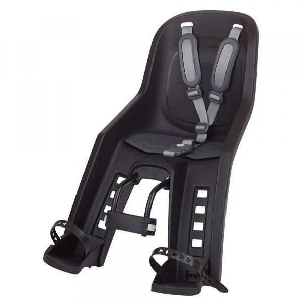 Fotelik rowerowy dziecięcy Polisport Mini Plus Black, przedni