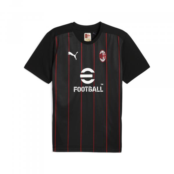 Męska koszulka przedmeczowa AC Milan PUMA Black For All Time Red