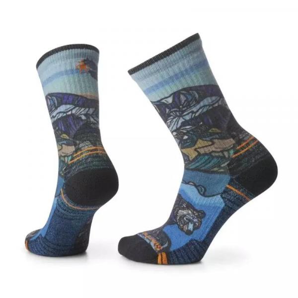 Skarpety Damskie Smartwool Hike Light Cushion Icy Range Print Crew Socks