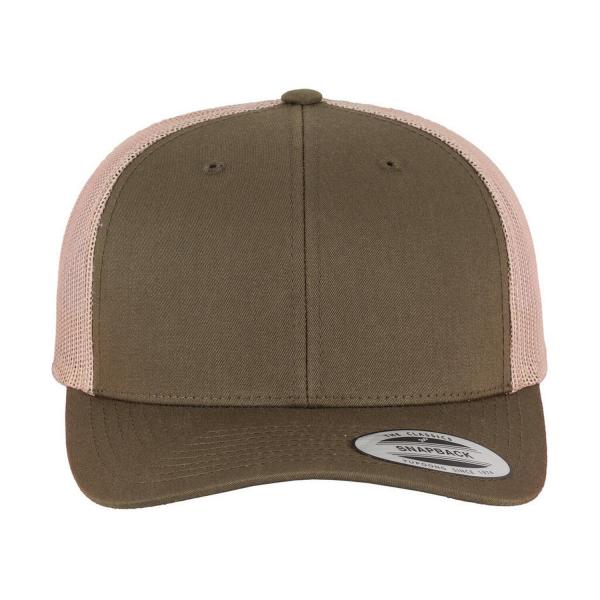 Dwukolorowa Czapka Trucker Retro