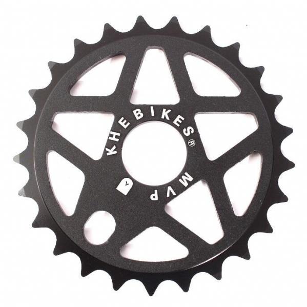 Tarcza Bmx Mvp Czarna Aluminiowa 25T Khebikes