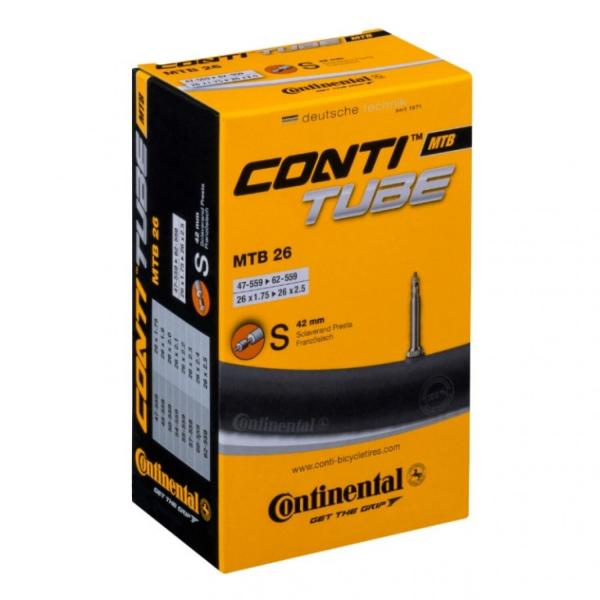 Dętka Continental MTB 26 Presta SV 42mm 47-559/62-559