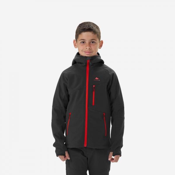 Kurtka Softshell turystyczna dla dzieci MH900
