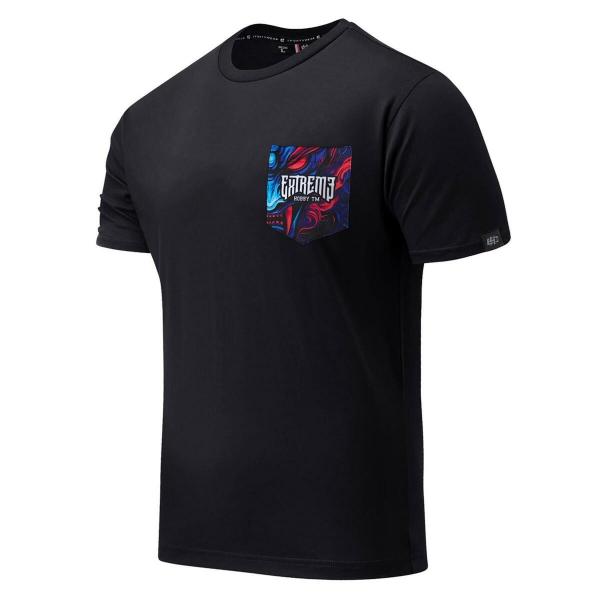 T-shirt Męski z kieszonką EXTREME HOBBY POCKET DEVIL