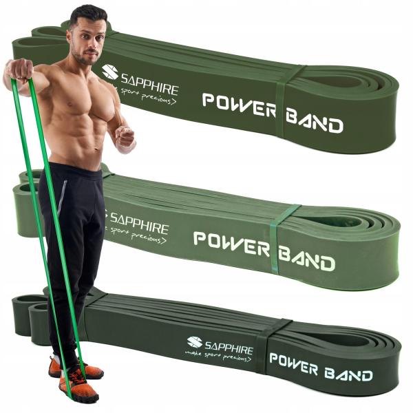 Zestaw gum Sapphire Power Band - 3 sztuki - optymalny