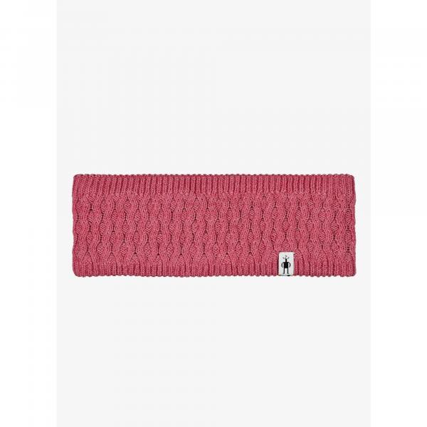Opaska na głowę Smartwool Fleece Lined Headband - garden pink heather