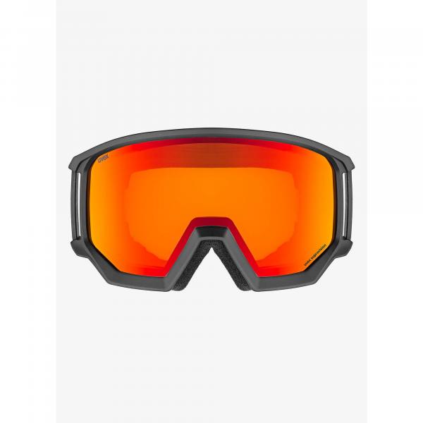 Gogle narciarskie Uvex Athletic FM - black/red/orange/clear