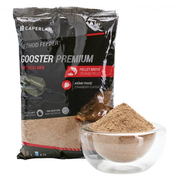 Zanęta Caperlan Gooster Premium Method Mix truskawka 1 kg