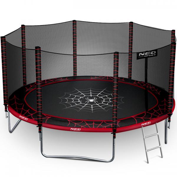 Trampolina ogrodowa z siatką zewnętrzną Neo-Sport 404cm 13ft