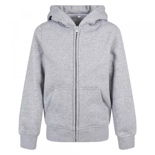Bluza Dziecięca Basic Organic Z Pełnym Zamkiem Błyskawicznym