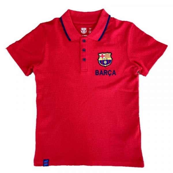 Koszulka z kołnierzykiem dziecięca Barcelona