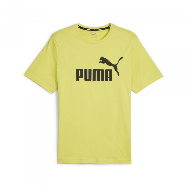 Męska koszulka z logo Essentials PUMA Lime Sheen Green