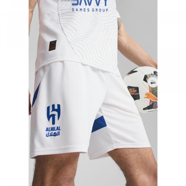 Męskie szorty Al Hilal Saudi F.C. 24/25 PUMA White Blue Intense