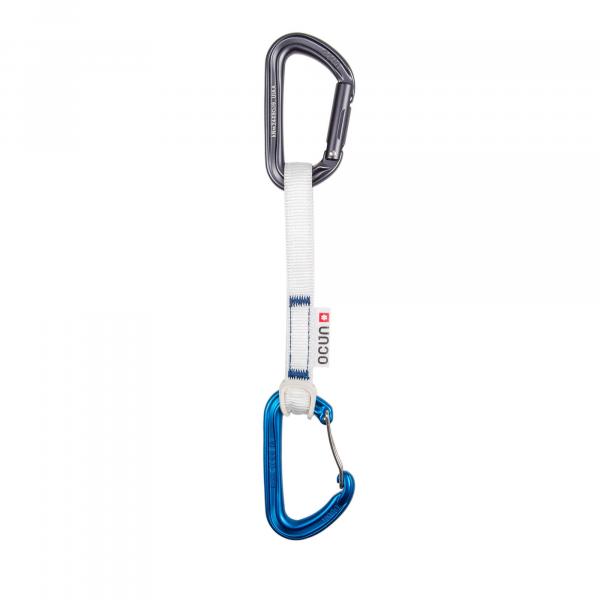 Ekspres wspinaczkowy Ocun Hawk QD Combi Bio-Dyn-Ring 15 mm 15 cm - blue