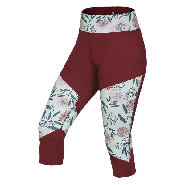 Legging kobieta Ocun Rhea 3/4 wine