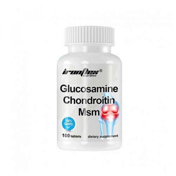 Regenerator Stawów Ironflex Glucosamine Chondroitin Msm 100tabs.