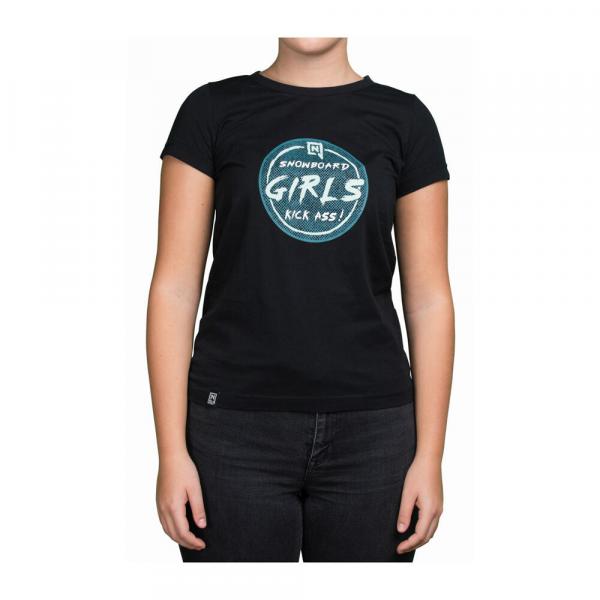 Koszulka sportowa damska NITRO Girls Kick Tee Black