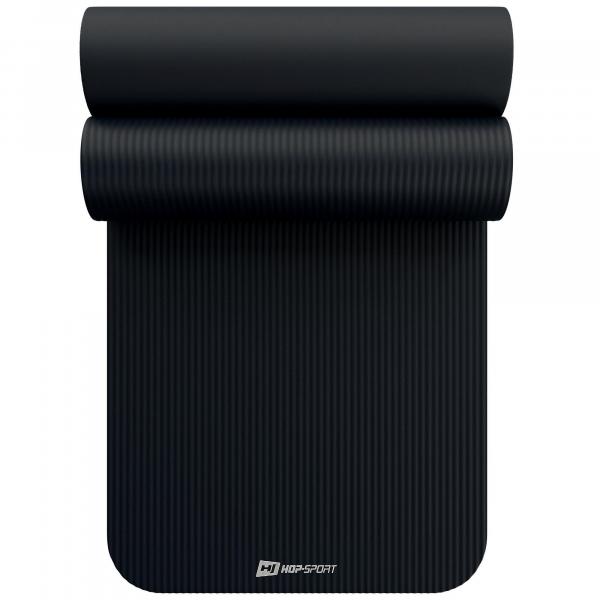 Mata fitness NBR 2cm - czarna - 190x60cm