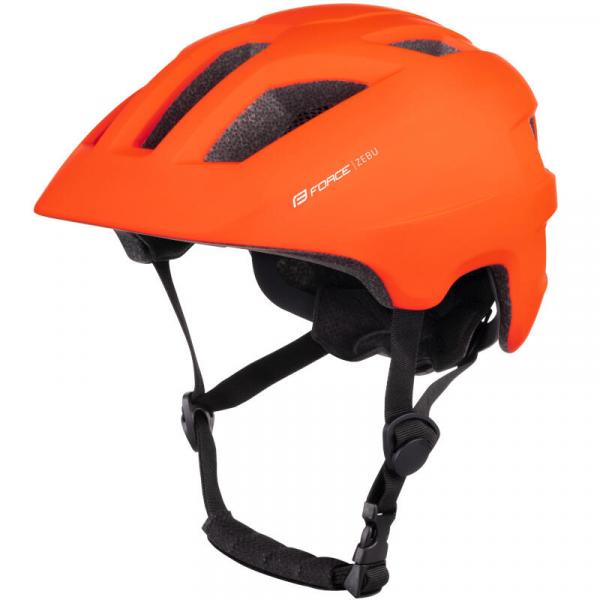 Kask rowerowy dziecięcy z lampką LED Force Zebu