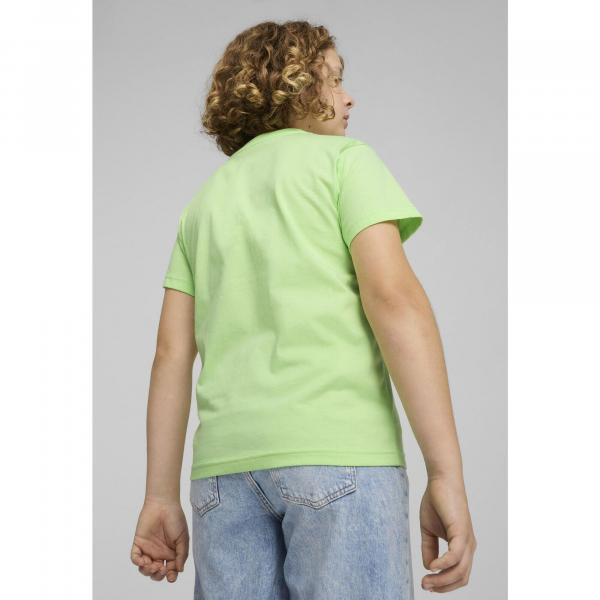 Młodzieżowa koszulka ESS z logo No. 1 PUMA Spring Fern Green