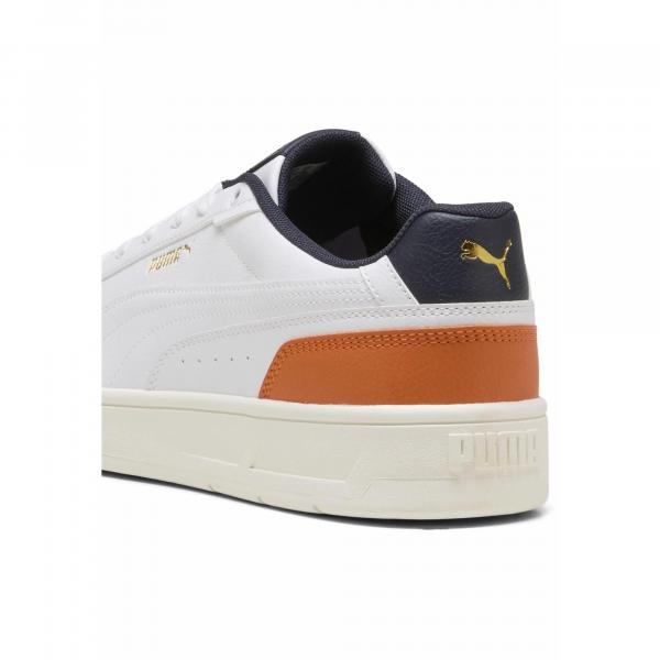 Sneakersy unisex Court Classico PUMA White New Navy Blue