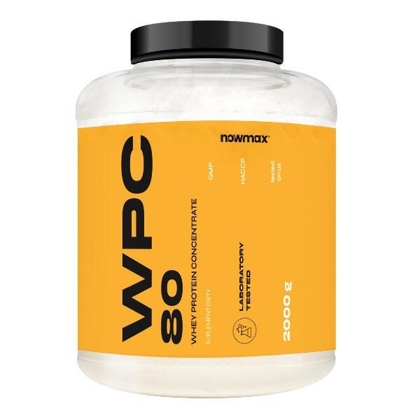 WPC 80 Whey Protein nowmax® 2000 g smak waniliowy