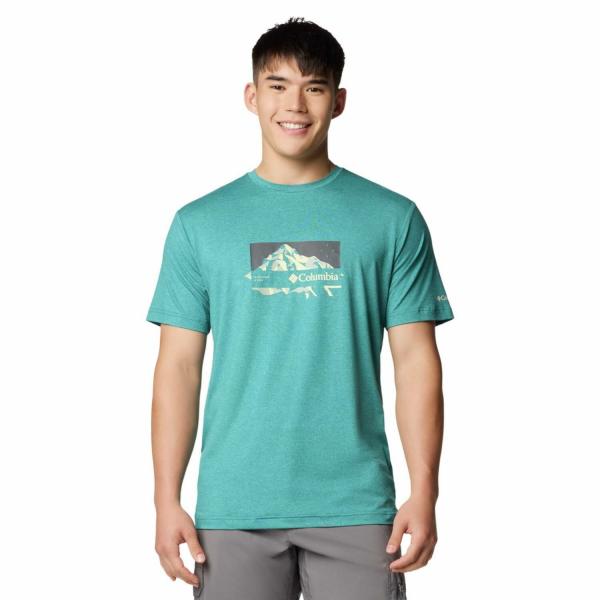 Koszulka szybkoschnąca męska Columbia Kwick Hike Graphic Short Sleeve