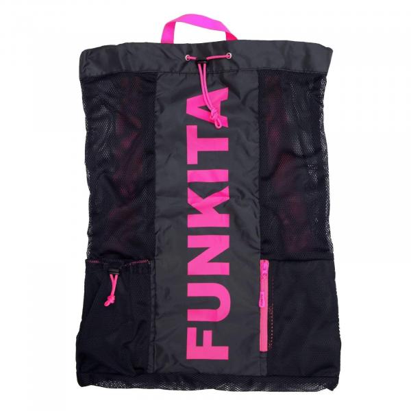 Worek treningowy szkolny Funkita Mesh Gear Bag Pink Shadow