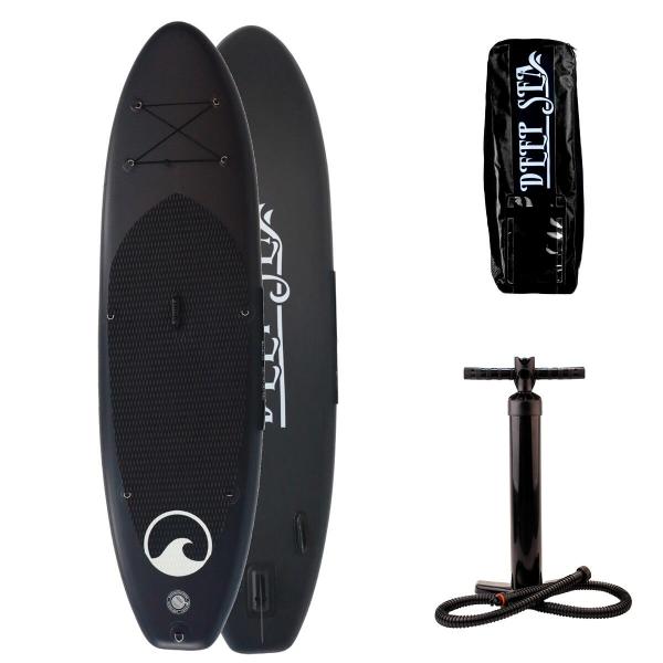 Zestaw deska sup Deep Sea Standard (275cm), czarny