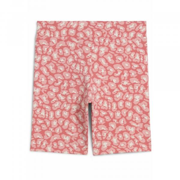 Młodzieżowe krótkie legginsy Essentials Animal PUMA Peach Frost Red