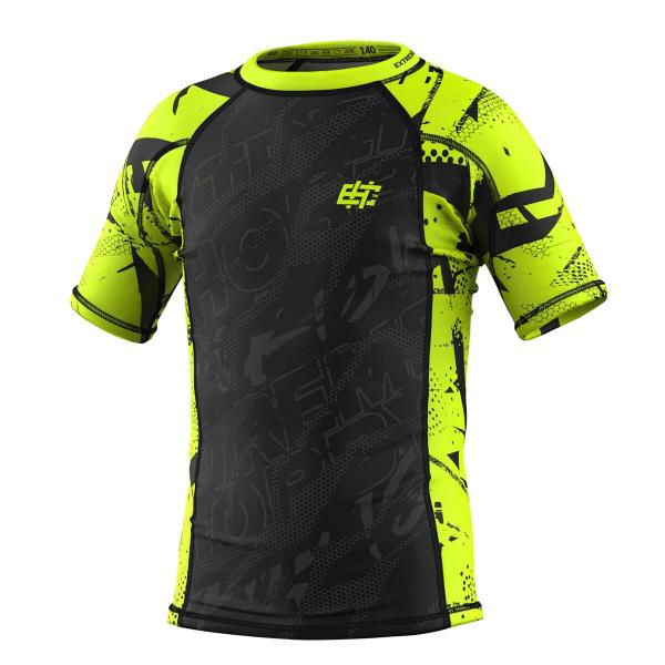 Rashguard dla dzieci do MMA z krótkim rękawem EXTREME HOBBY NEO