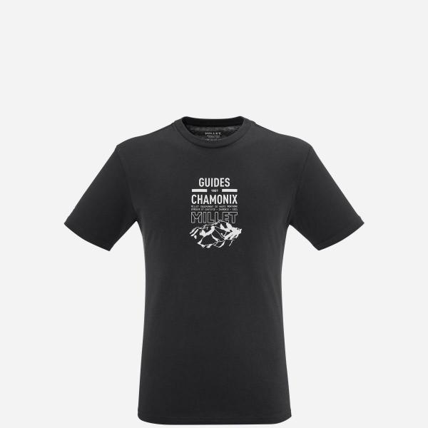 Koszulka męska z krótkim rękawem Millet Cdg Chamonix Logo Ts Ss M regular fit