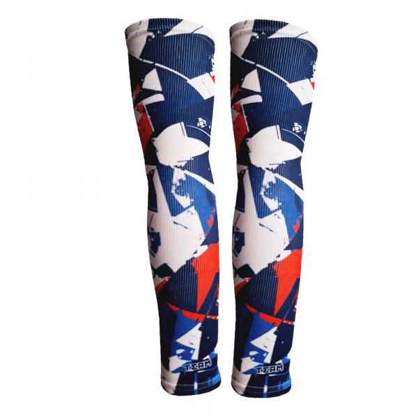 Rękawki siatkarskie unisex JG TEAM prążkowane midi