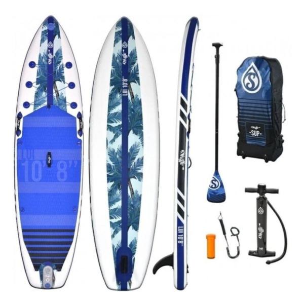 Sup board dla mężczyzn - stand up paddle - z akcesoriami - 325 x 84