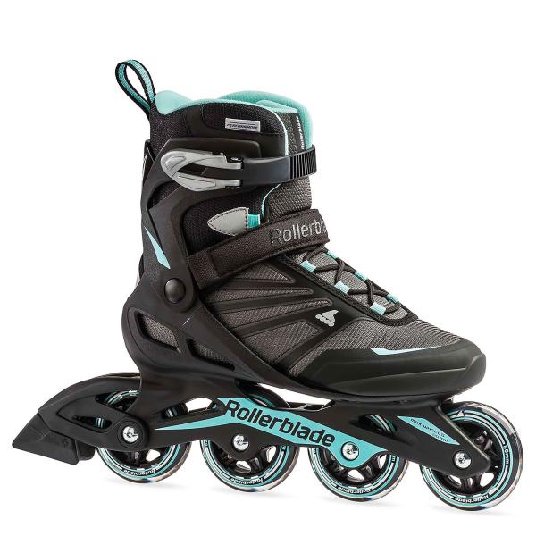 Damski rolki oddychające Rollerblade Zetrablade W, czarny