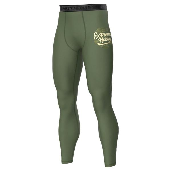 Legginsy sportowe męskie EXTREME HOBBY BADGE