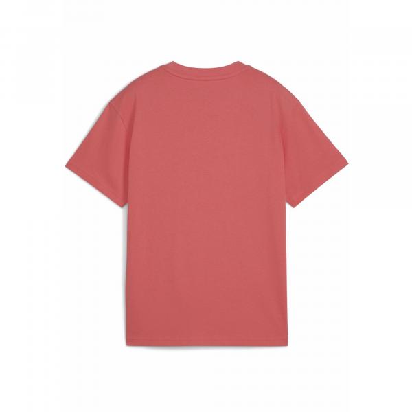 Młodzieżowa koszulka Essentials Animal Logo Infill PUMA Peach Frost Red