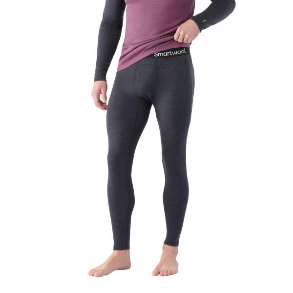 Leginsy Smartwool Classic Thermal Merino Base Layer Bottom-Charcoal Heather