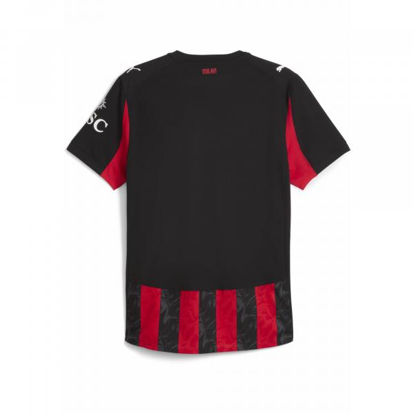 Męska autentyczna koszulka domowa AC Milan 25/26 PUMA For All Time Red Black
