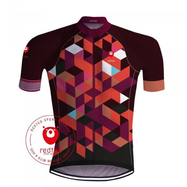 Camisola de ciclismo VERMELHO - VERMELHO