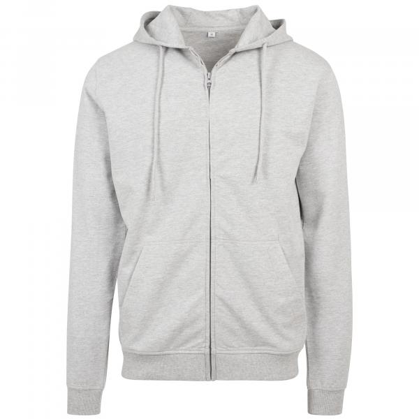 Bluza Męska Heather French Terry Z Pełnym Zamkiem Błyskawicznym