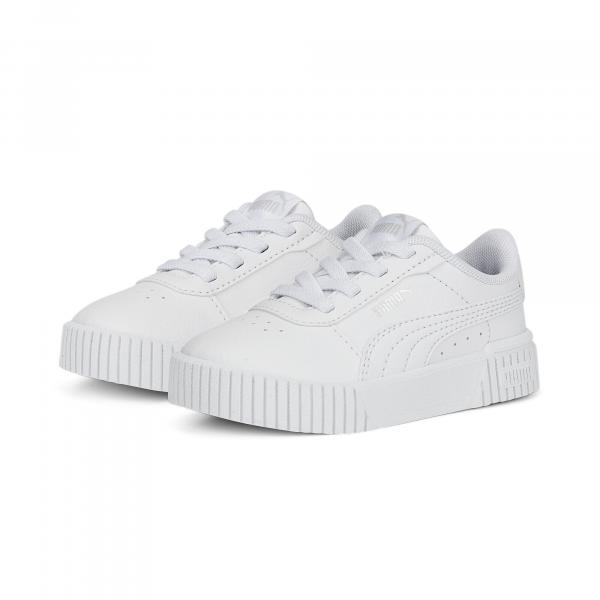 Niemowlęce sneakersy Carina 2.0 AC PUMA White Silver Gray