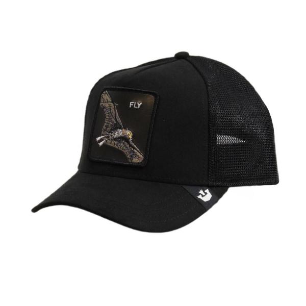 Czapka z daszkiem Goorin Bros. The Suede Bat Trucker 101-1814-BLK