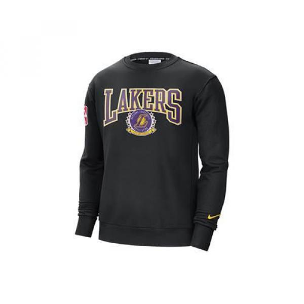 Bluza sportowa męska Nike Los Angeles Lakers Fleece Courtsite 75