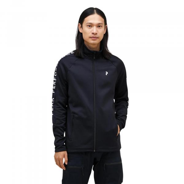Bluza Peak Performance męska Rider Zip Jacket czarna - XL
