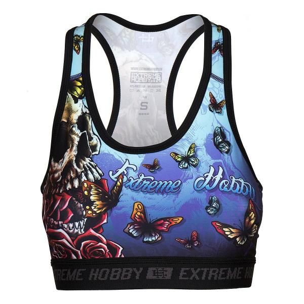 Stanik sportowy fitness siłownia MMA EXTREME HOBBY SKULL 2