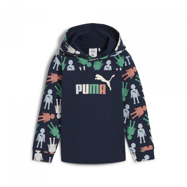 Dziecięca bluza z kapturem PUMA × PLAYMOBIL® PUMA Club Navy Blue