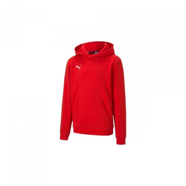 Bluza dla dzieci Puma teamGOAL 23 Casuals Hoody Jr czerwona