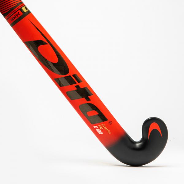 Kij do hokeja na trawie Dita CarboTecC100 LowBow ekspert 100% carbon