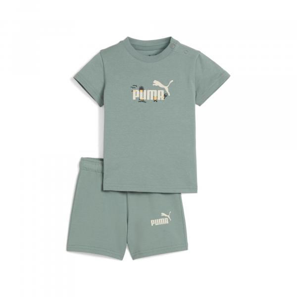 Zestaw dla małych dzieci Minicats Sandy Adventures z koszulką i szortami PUMA